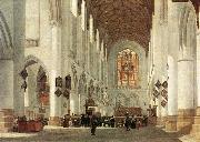 BERCKHEYDE, Job Adriaensz Interior of the St Bavo Church at Haarlem fs Norge oil painting reproduction